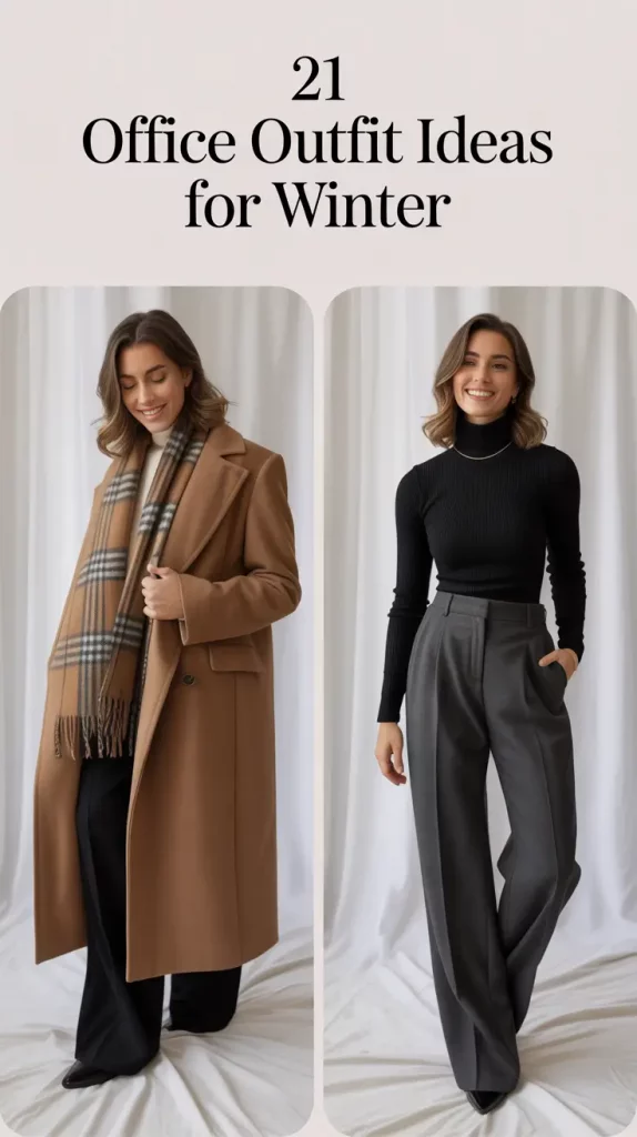Office Outfit Ideas for Winter 2025–2026: Stylish Looks for Cold Days