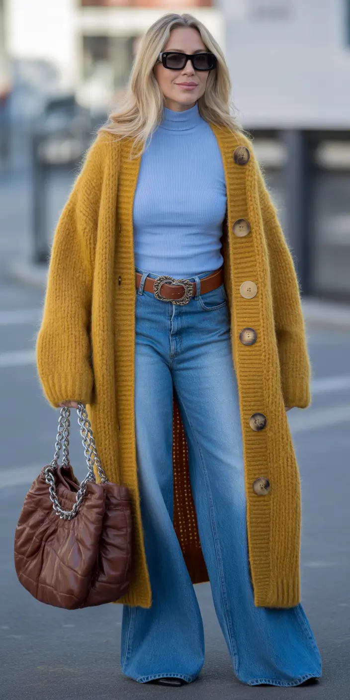 Outfits for Women Over 40 Winter 2025 2026 Retro Color Play