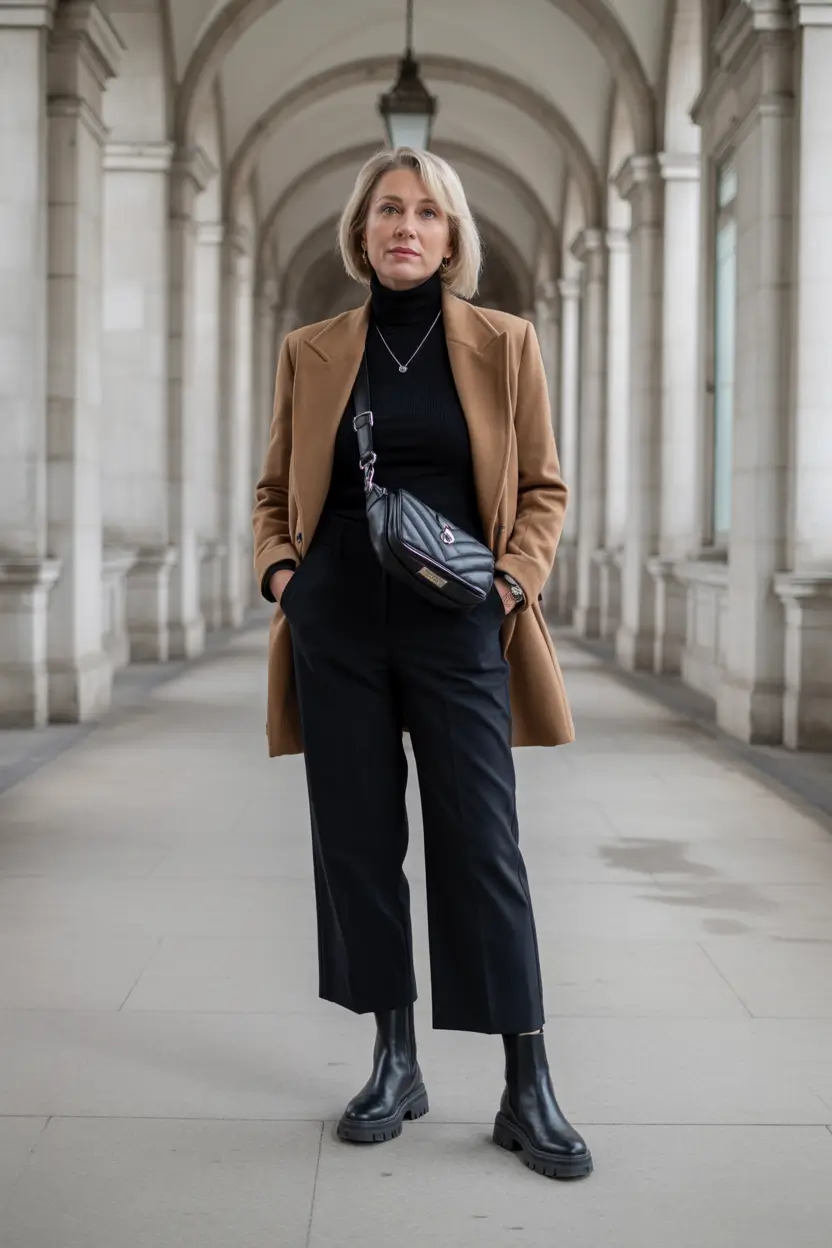 Outfits for Women Over 40 Winter 2025 2026 Structured Neutral
