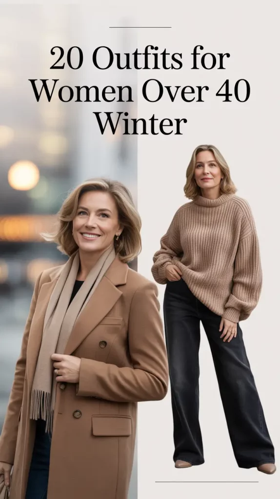 Outfits for Women Over 40 Winter 2025 - 2026: Classy & Casual Looks