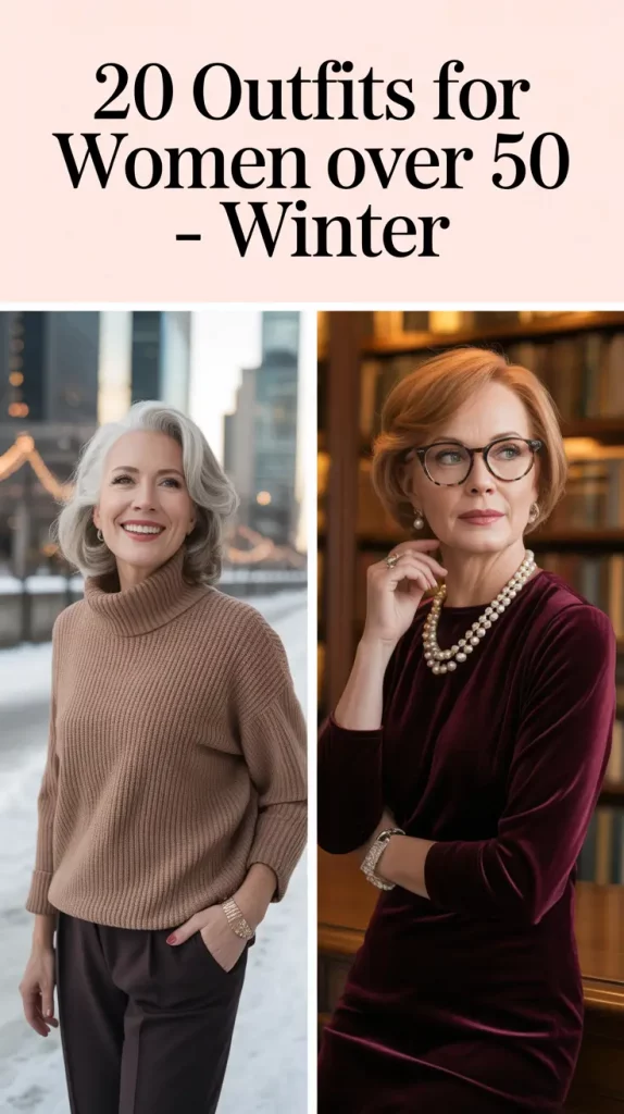 Outfits for Women Over 50 – Winter 2025 / 2026: Chic & Stylish Inspiration