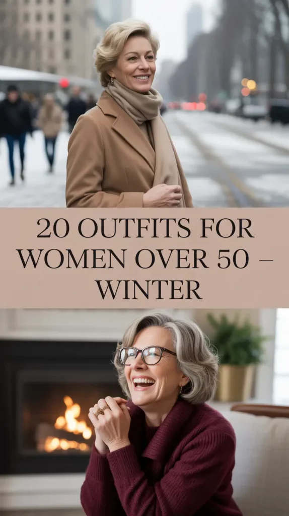 Outfits for Women Over 50 – Winter 2025 / 2026: Chic & Stylish Inspiration