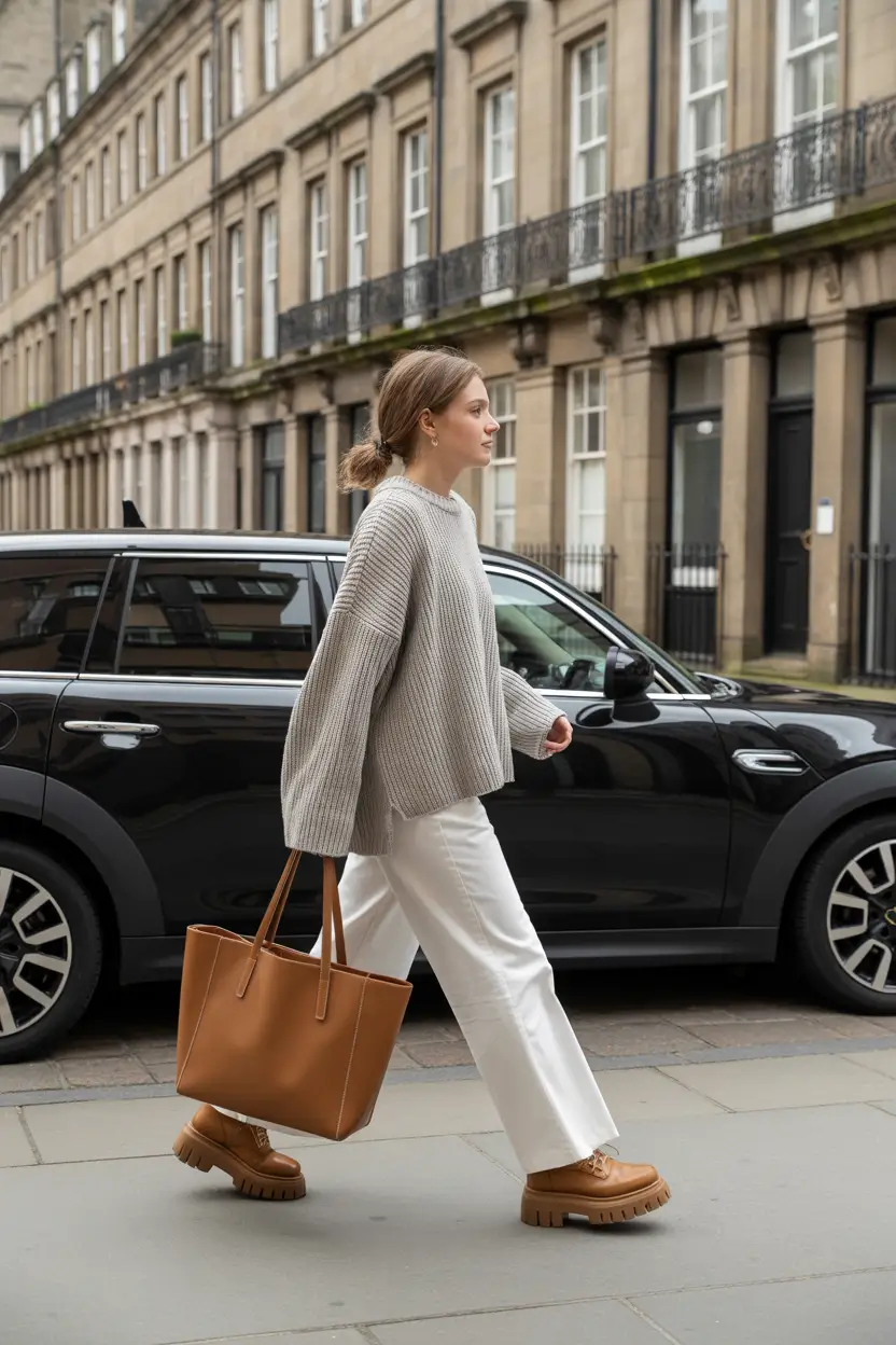 winter outfits Oversized Knits for Effortless Comfort