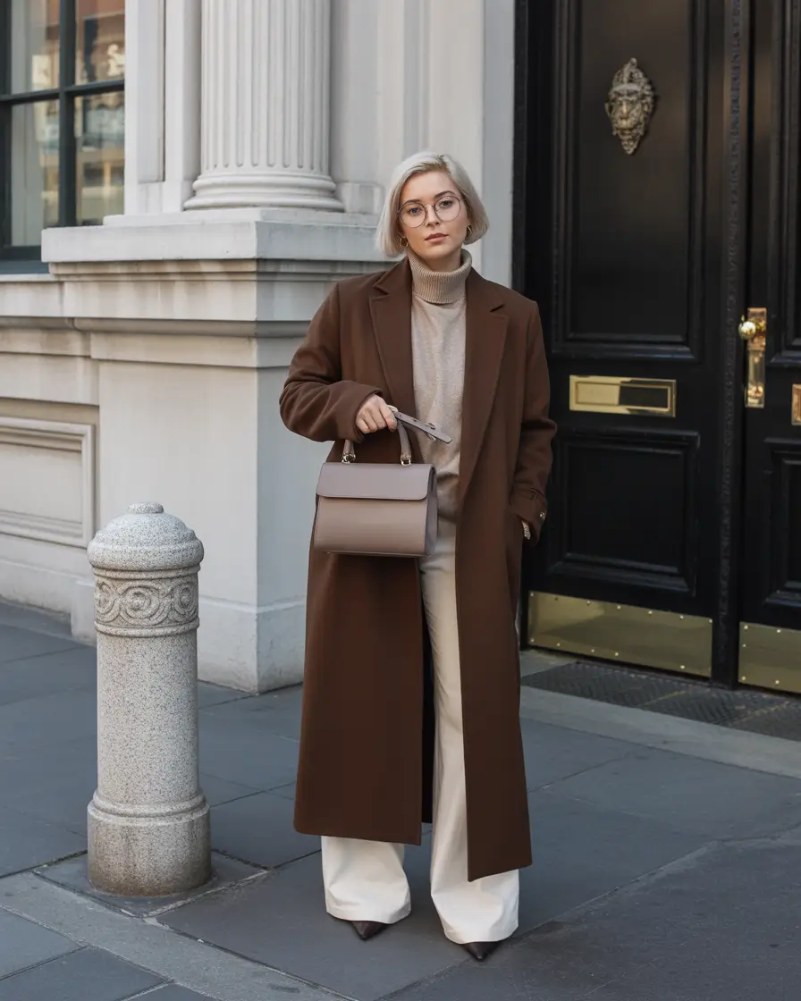 winter outfits Tailored Layers that Mean Business