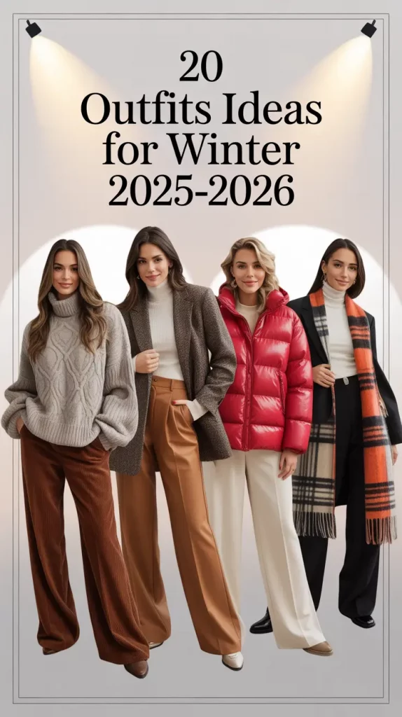 Outfits Ideas for Winter 2025–2026: Chic & Cozy Trends for Women