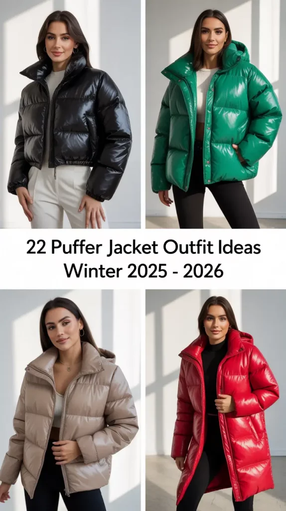 Puffer Jacket Outfit Ideas Winter 2025 - 2026: Cozy, Chic & Modern Looks