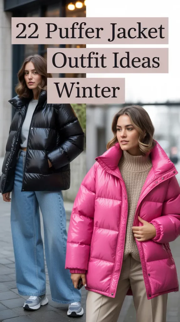 Puffer Jacket Outfit Ideas Winter 2025 - 2026: Cozy, Chic & Modern Looks