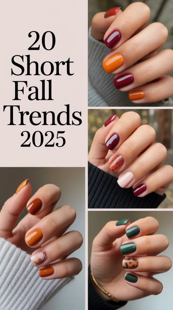 Short Fall Nails Trends 2025: Cute & Simple Manicure Ideas for the Season