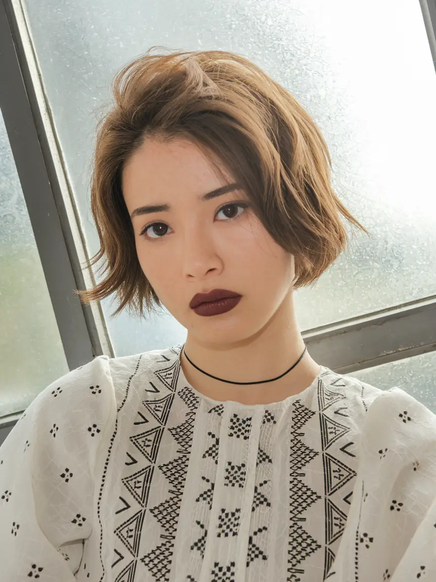 short winter haircuts 2025 - 2026 Side-Swept Bob with Volume