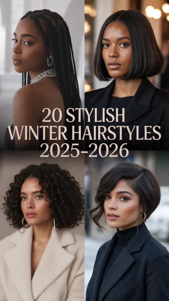 Stylish Winter Hairstyles 2025–2026 for Black Women: Chic Trends for the Cold Season