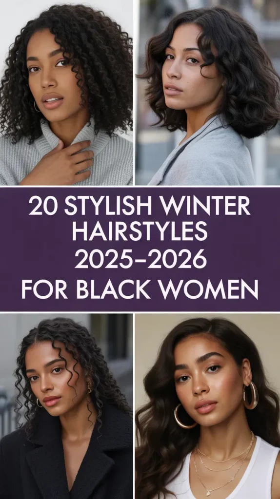 Stylish Winter Hairstyles 2025–2026 for Black Women: Chic Trends for the Cold Season