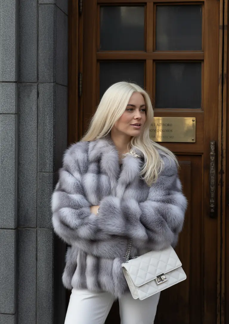 winter going out outfit night 2025 frosted glam