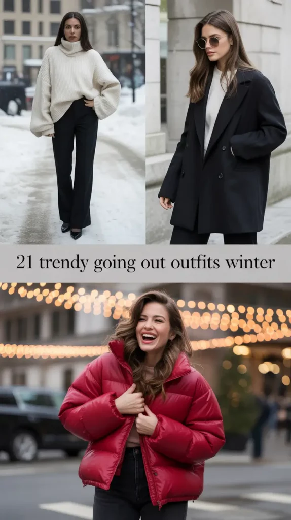 Trendy Going Out Outfits Winter 2025 – 2026: Night Bar & Club Inspo
