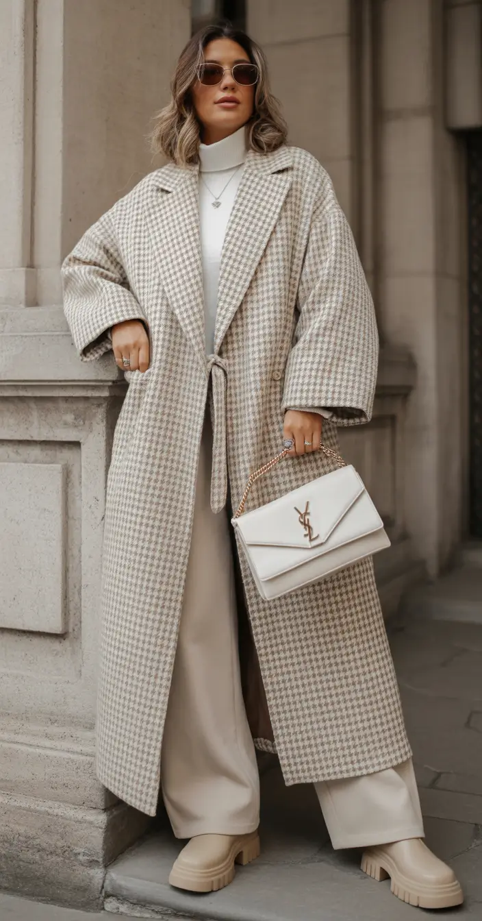 trendy winter outfits 2025 Tailored Neutrals with a Luxe Touch