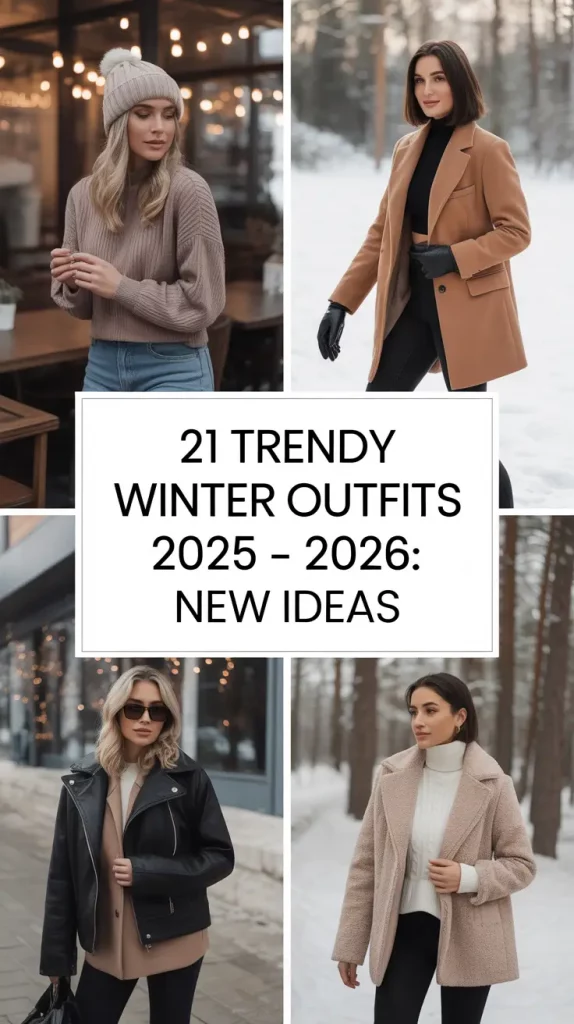 Trendy Winter Outfits 2025 - 2026: New Ideas for Women’s Style