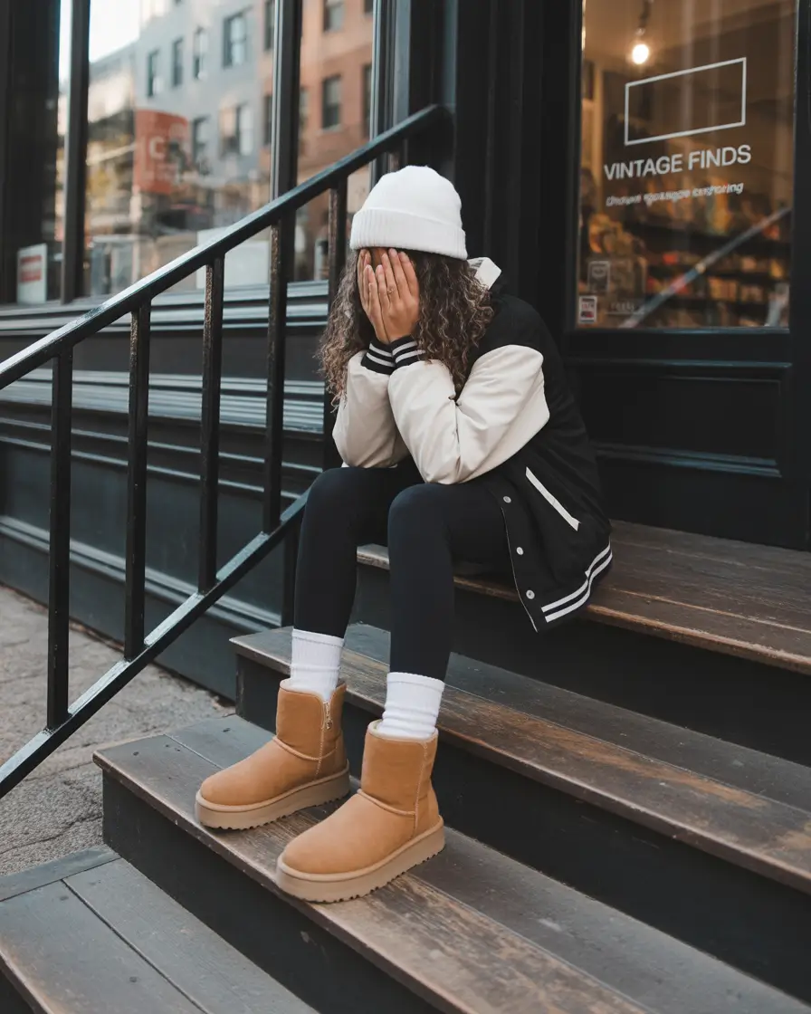 uggs outfit Sporty Monochrome