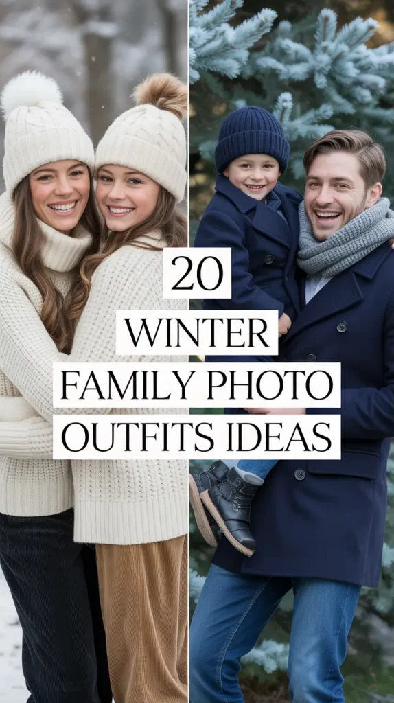 Winter 2025 / 2026 Family Photo Outfits Ideas: Cozy Color Combos and Inspo for Every Style