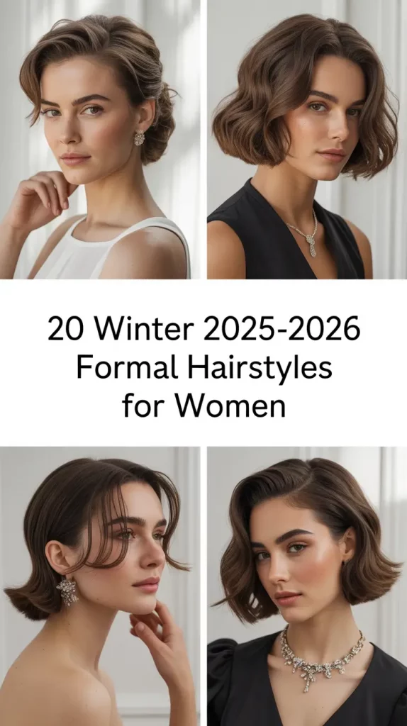 Winter 2025–2026 Formal Hairstyles for Women: Elegant Ideas for Long, Medium & Short Hair