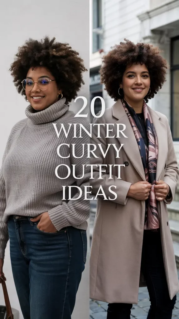 Winter Curvy Outfit Ideas 2025 - 2026: Plus Size, Classy & Casual Looks for Cold Weather