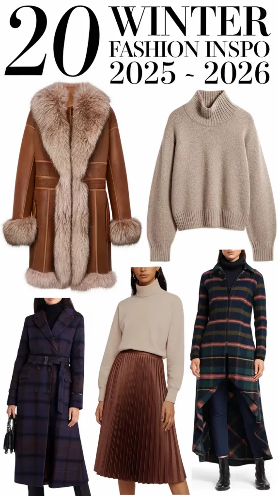 Winter Fashion Inspo 2025 - 2026: Classy & Casual Outfits for Women in Cold Seasons