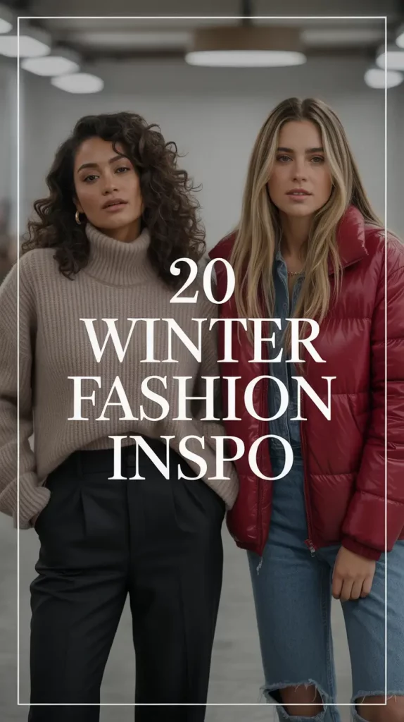 Winter Fashion Inspo 2025 - 2026: Classy & Casual Outfits for Women in Cold Seasons