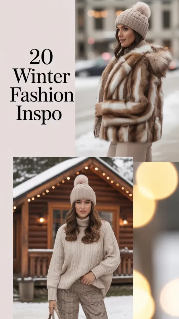 Winter Fashion Inspo 2025 - 2026: Classy & Casual Outfits for Women in Cold Seasons