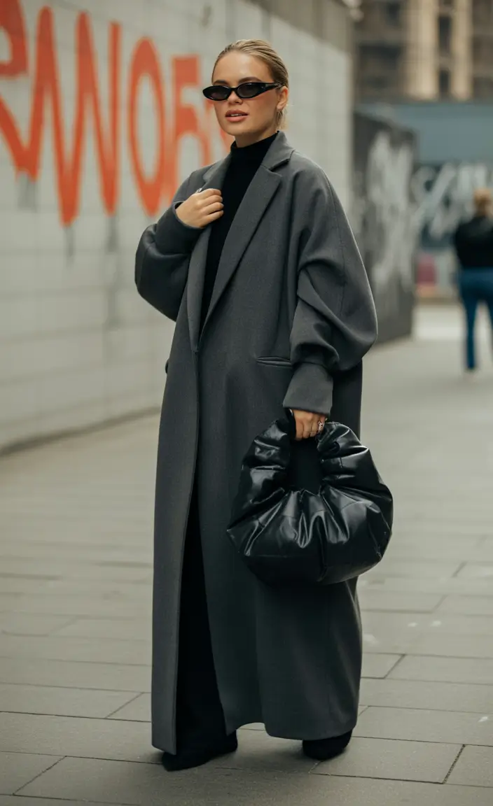 winter fashion outfits 2025 / 2026 trends guide Oversized Coat with City Confidence