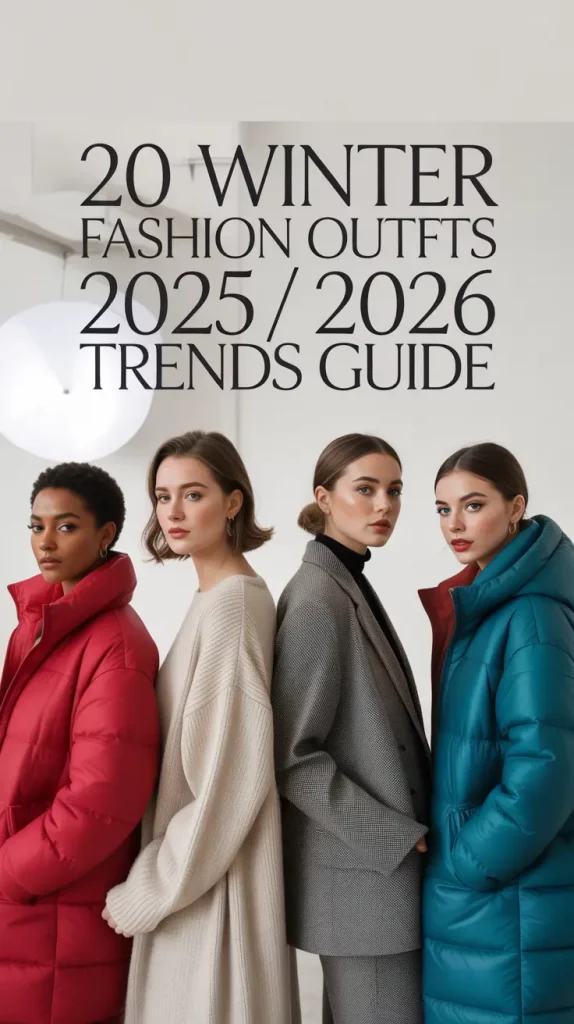 Winter Fashion Outfits 2025 / 2026 Trends Guide – Classy & Casual Inspiration