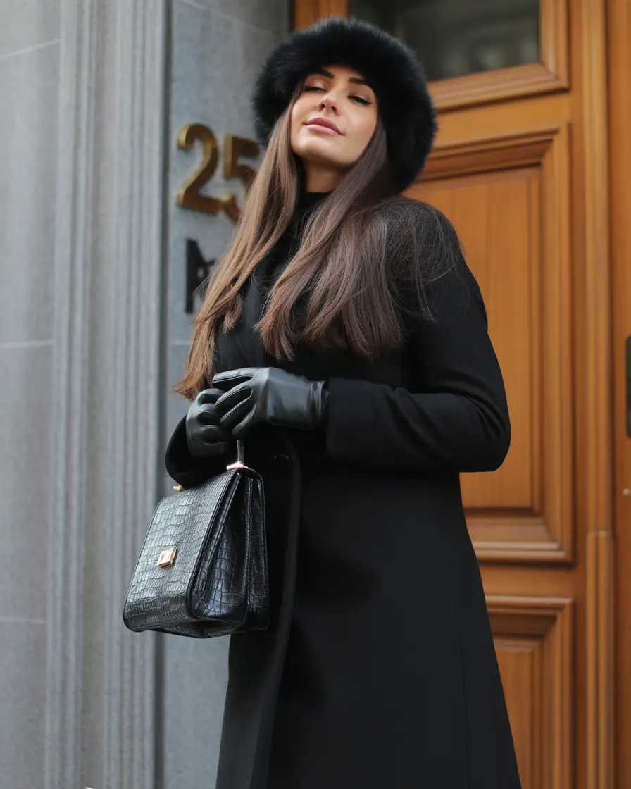 Winter Fashion Outfits NYC 2025-2026 Timeless Black Elegance
