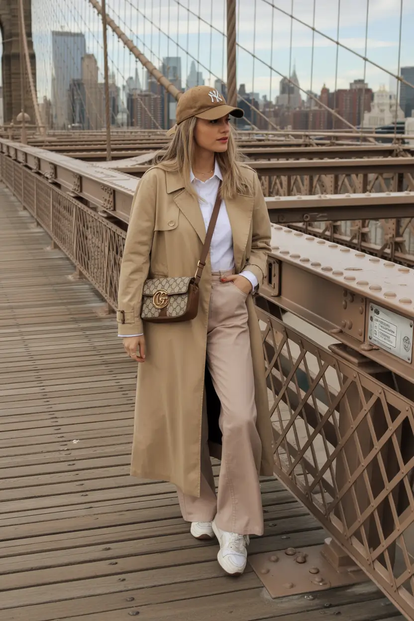 Winter Fashion Outfits NYC 2025-2026 Classic Trench with Modern Ease
