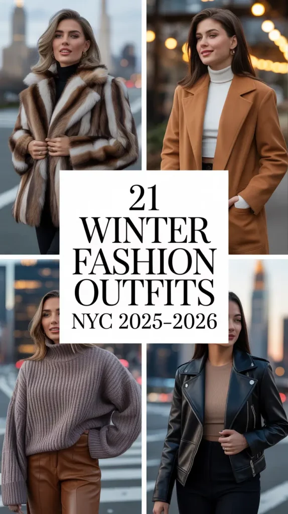 Winter Fashion Outfits NYC 2025–2026: Chic Cold Weather Street Style Ideas