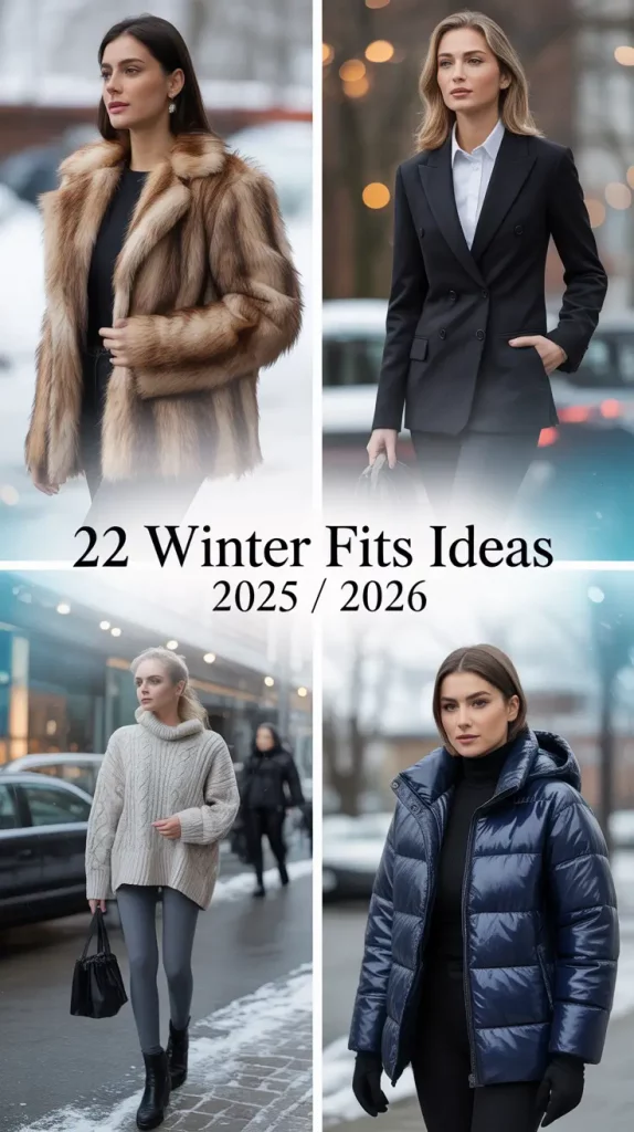 Winter Fits Ideas 2025 / 2026: Cozy & Classy Outfits for Cold Days