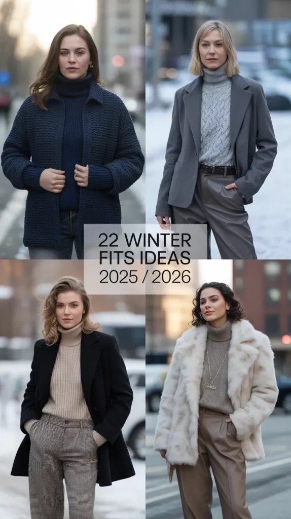 Winter Fits Ideas 2025 / 2026: Cozy & Classy Outfits for Cold Days