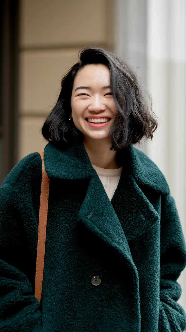 winter hairstyles 2025 2026 trends ideas Effortless Wavy Bob