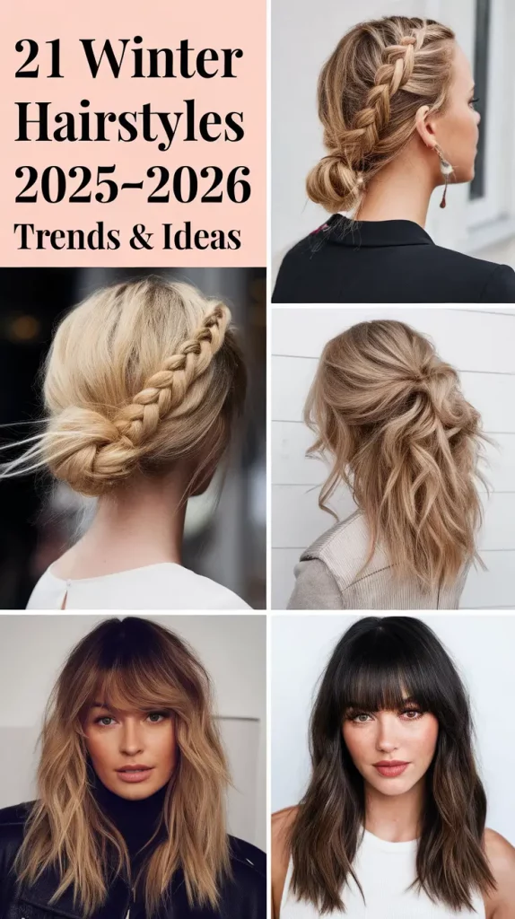 Winter Hairstyles 2025–2026 Trends & Ideas: Cozy, Cute & Elegant Inspo
