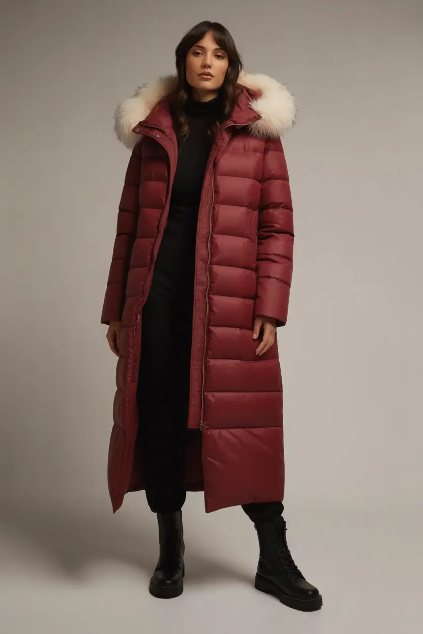Winter Outfit Inspo 2025 2026 Long Puffer Energy