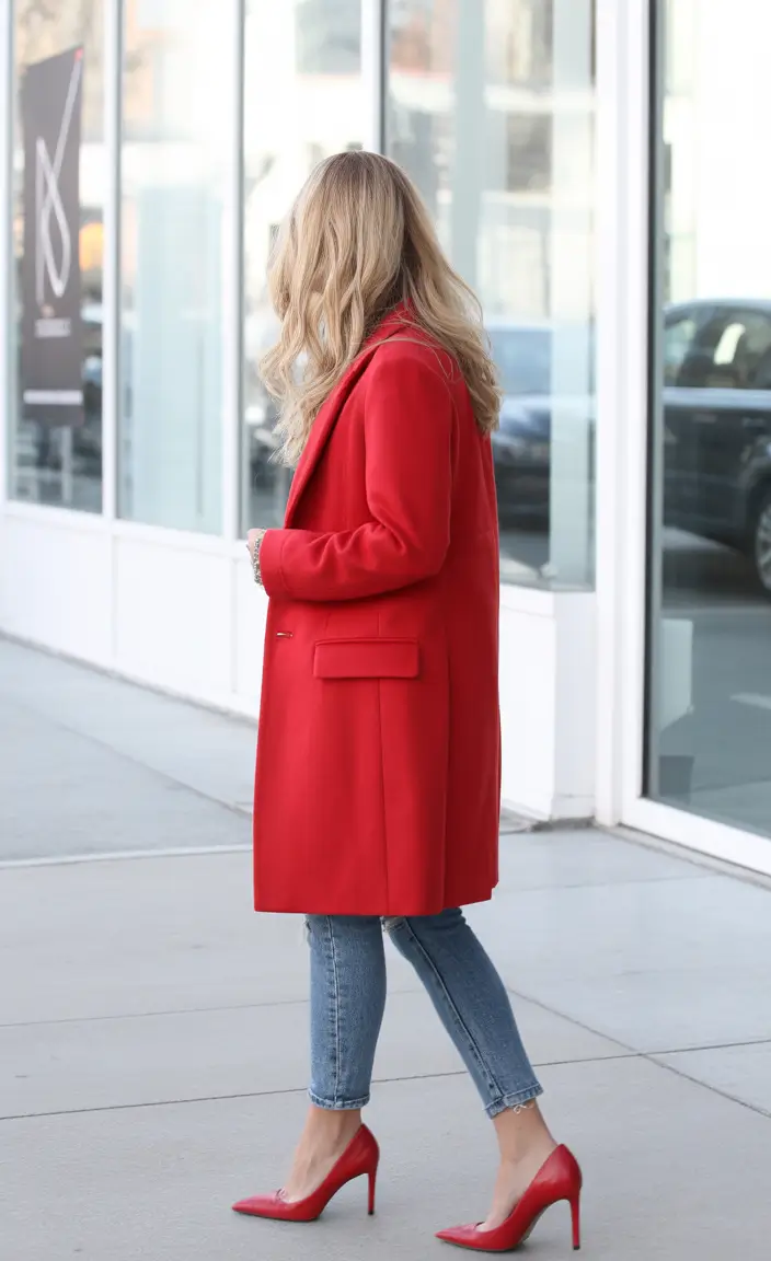 Winter Outfit Inspo 2025 2026 Red Coat Drama