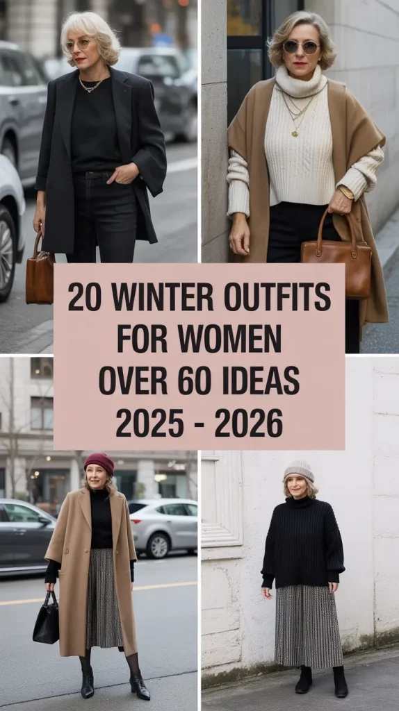 Winter Outfits for Women Over 60 Ideas 2025 - 2026: Elegant & Casual Looks