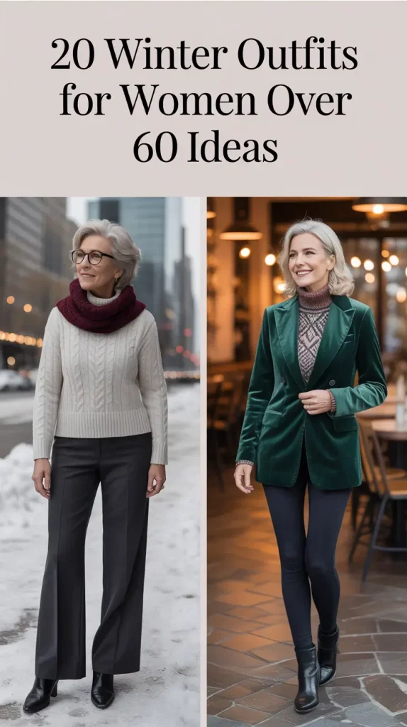 Winter Outfits for Women Over 60 Ideas 2025 - 2026: Elegant & Casual Looks