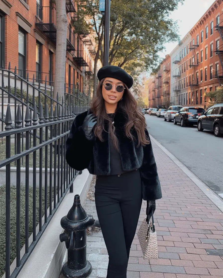winter outfits inspiration 2025 Parisian Winter Street Style