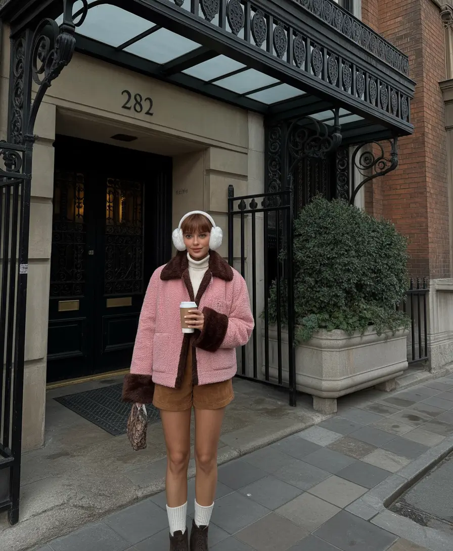 winter outfits inspiration 2025 Retro Pastel Winter Play