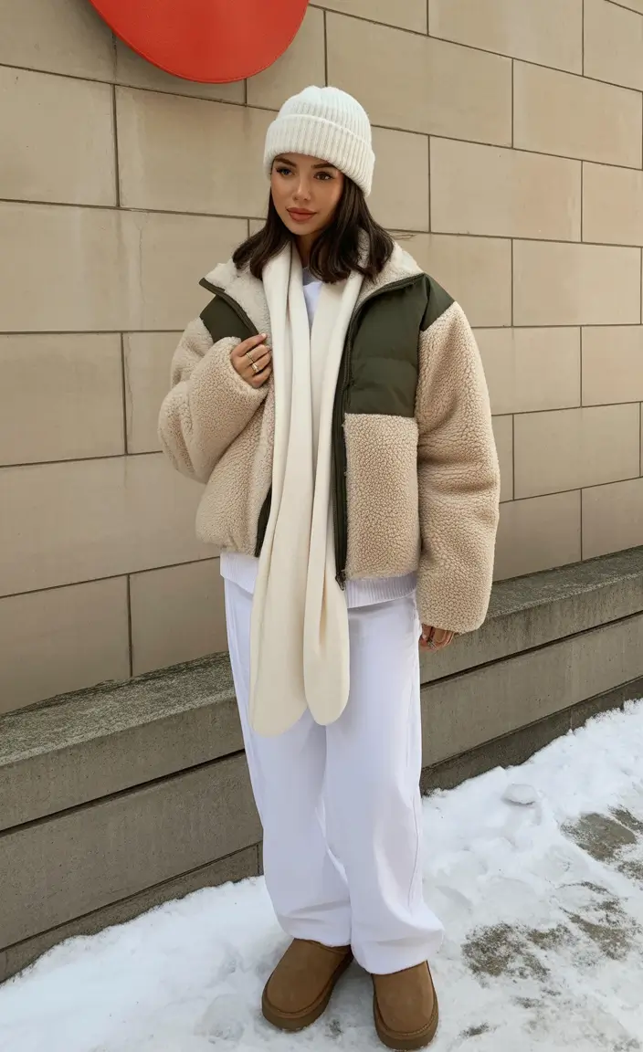 winter outfits inspiration 2025 Cozy Neutral Layers