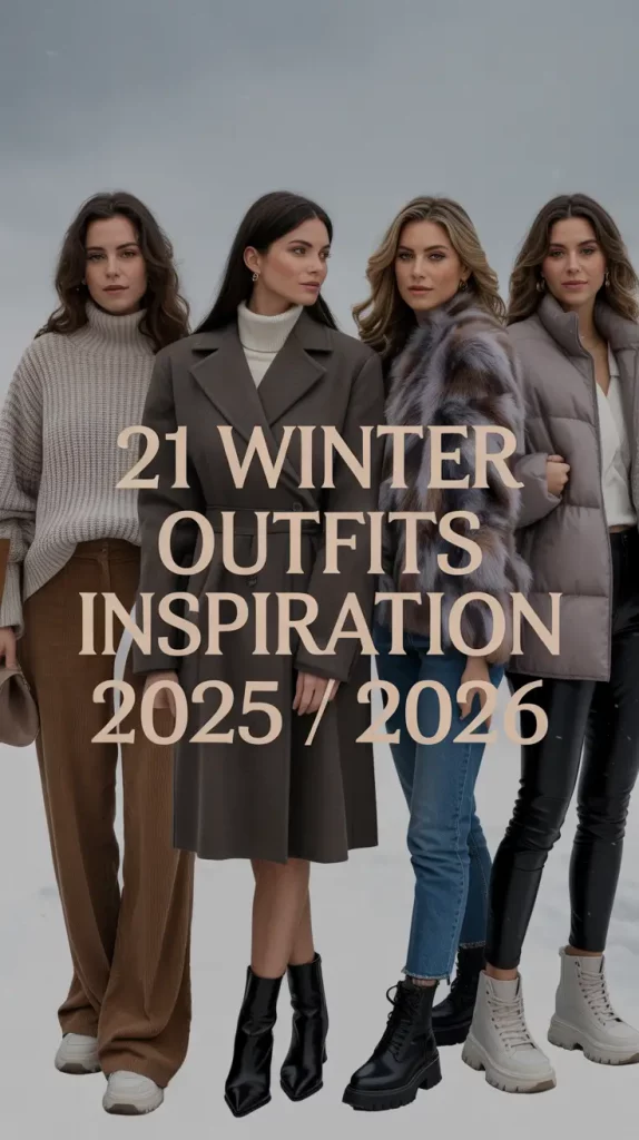 Winter Outfits Inspiration 2025 / 2026: Street Style Winter Ideas for Women