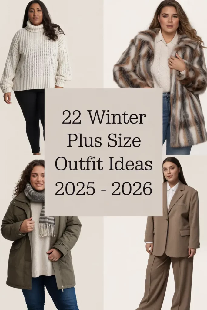 Winter Plus Size Outfit Ideas 2025 - 2026: Trendy & Elegant Looks for Women
