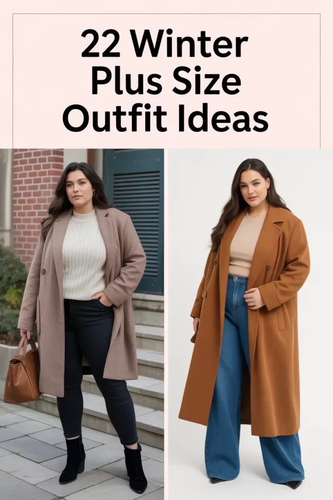 Winter Plus Size Outfit Ideas 2025 - 2026: Trendy & Elegant Looks for Women