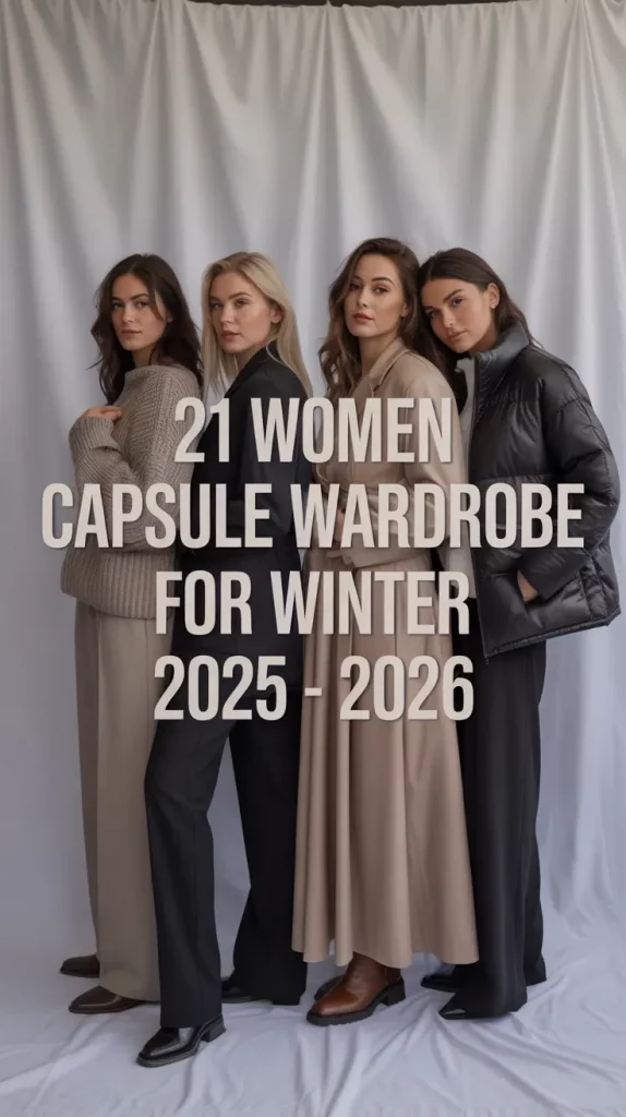 Women Capsule Wardrobe for Winter 2025 – 2026: Timeless Outfits for Cold European Travel
