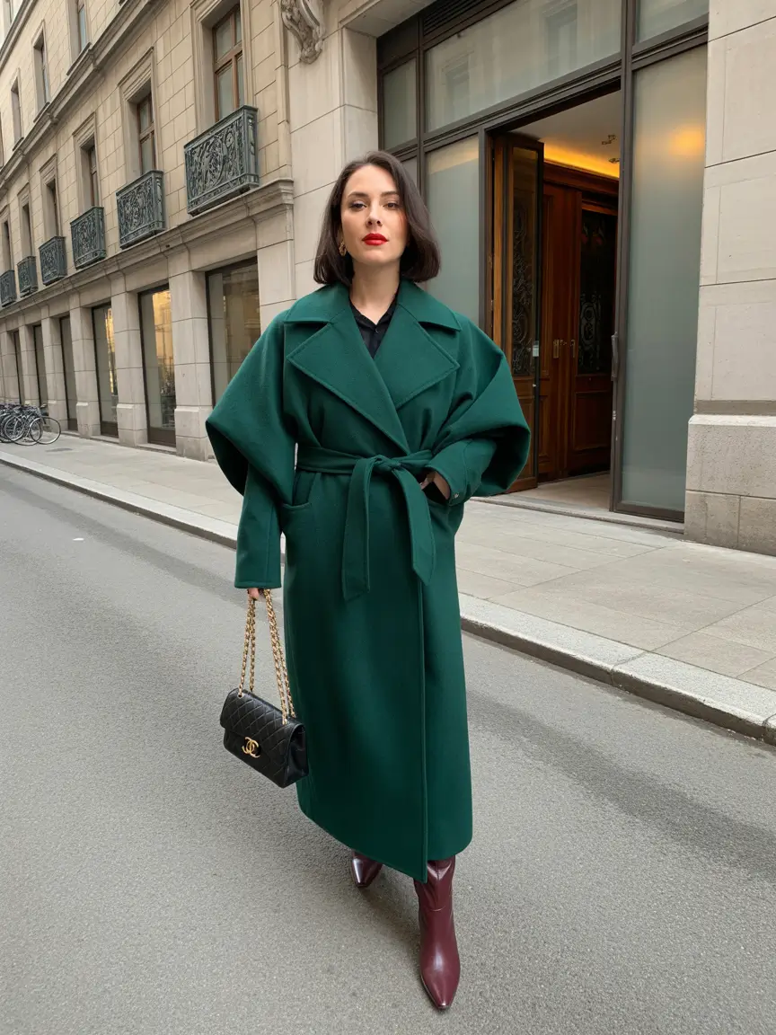 winter work outfits for women 2025 emerald confidence