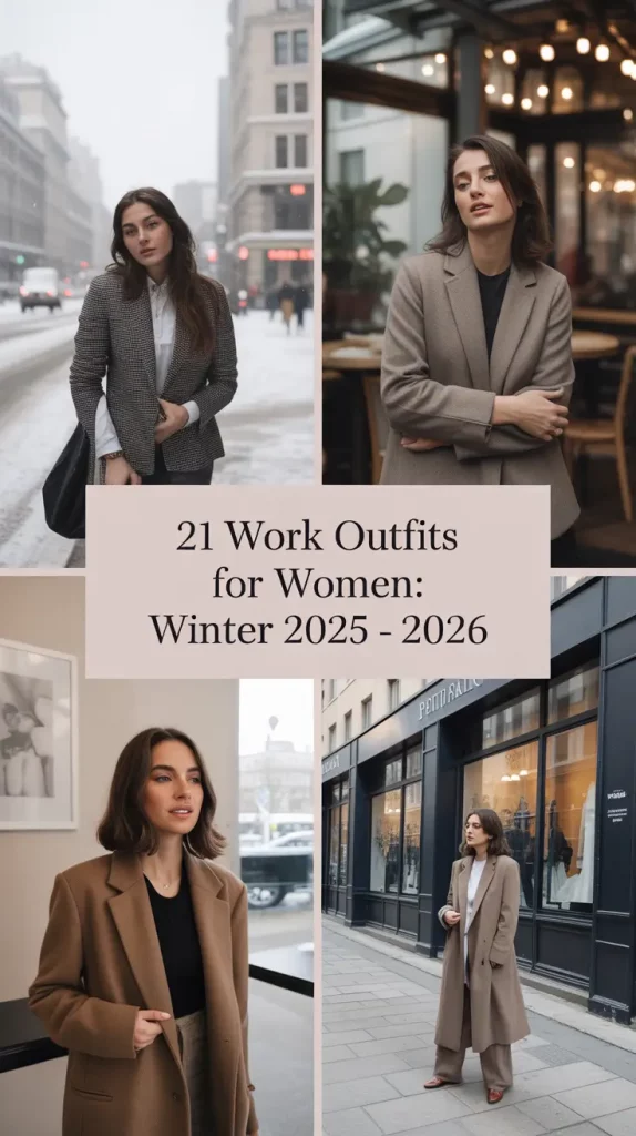 Work Outfits for Women: Winter 2025 - 2026 – Chic & Cozy Ideas for Office and Casual