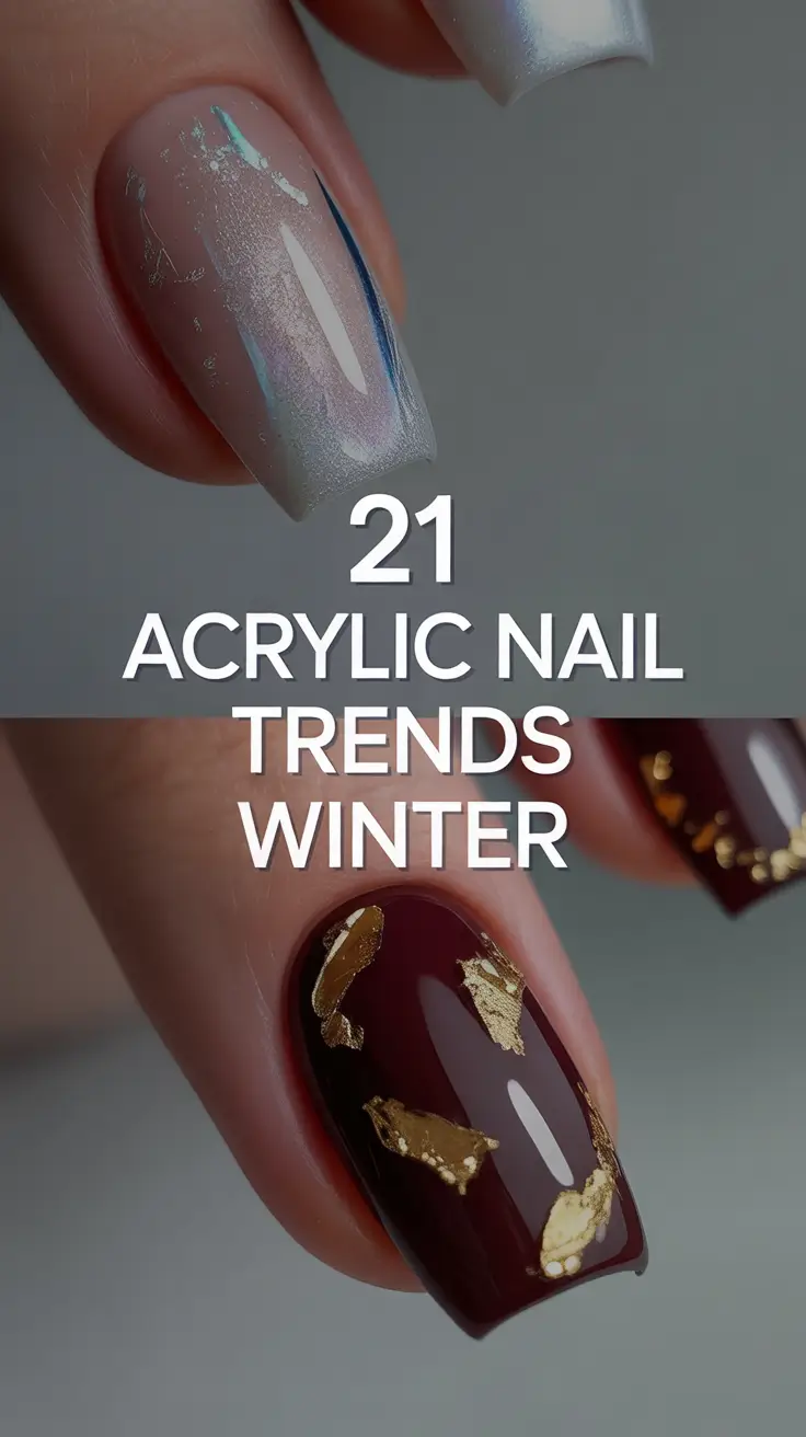 Acrylic Nail Trends Winter 2025–2026: Chic Designs, Colors & Inspo for the Cold Season