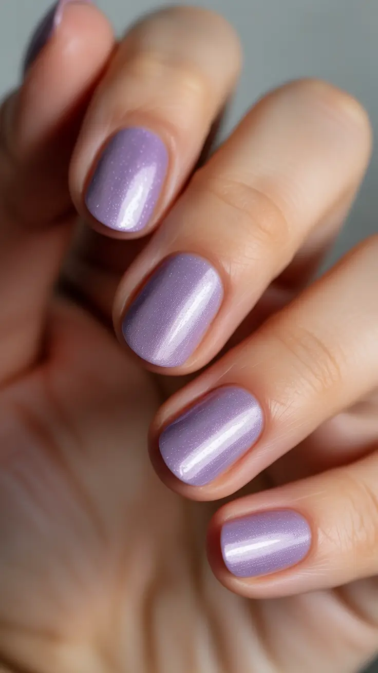 christmas nail designs 2025 Lavender Frost Dream